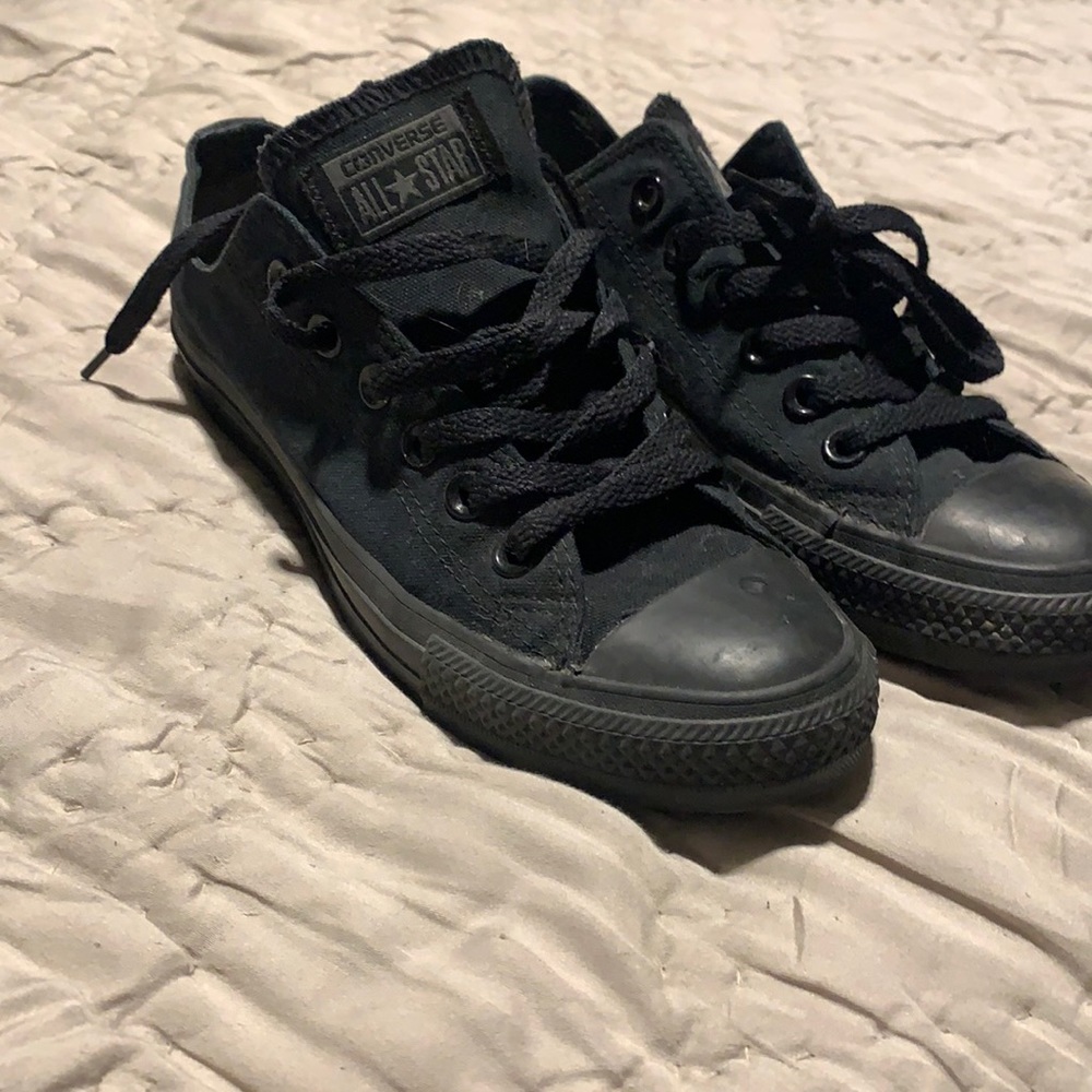 All black converse